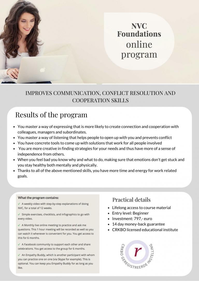 NVC Program at work » Cup of Empathy
